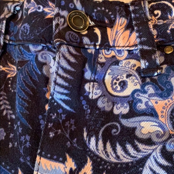 Club Monaco patterned denim style pants - Picture 2 of 6